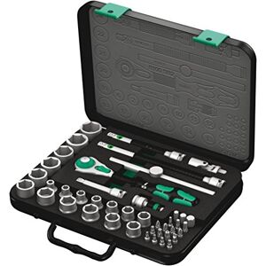 Wera 8100 SB 2 Zyklop Speed Ratchet, Sockets, Bits and Accessories Set, 3/8" Drive, 43PC, 05003594001, Silver Wera 8100 SB 2 Zyklop Speed Ratchet, Sockets, Bits and Accessories Set, 3/8" Drive, 43PC, 05003594001, Silver