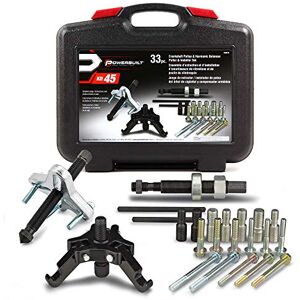 Powerbuilt Harmonic Balancer and Pulley Installer Tool Kit, 33 Piece, Crankshaft Pulley, Remove and Install, Storage Case 648616 Powerbuilt Harmonic Balancer and Pulley Installer Tool Kit, 33 Piece, Crankshaft Pulley, Remove and Install, Storage Case 648616