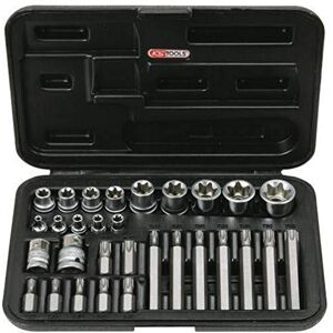 KS TOOLS 922.4301 Set of 30 Pieces Drilled 1/4" – 3/8" – 1/2 Torx E4 – E24 – T20 – T55 KS TOOLS 922.4301 Set of 30 Pieces Drilled 1/4" – 3/8" – 1/2 Torx E4 – E24 – T20 – T55