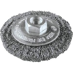 Makita A-98631 3-3/8" Crimped Wire Bevel Brush, M10 x 1.25 Makita A-98631 3-3/8" Crimped Wire Bevel Brush, M10 x 1.25