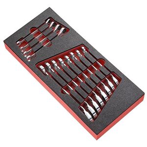 Facom Module of 12 Inches Mixed Flat Wrenches MODM.467JU12 Foam Tray Robust and Durable Material Hand Tools for Professionals and Individuals Facom Module of 12 Inches Mixed Flat Wrenches MODM.467JU12 Foam Tray Robust and Durable Material Hand Tools for Professionals and Individuals
