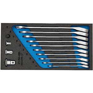 GEDORE 1500 CT1-7 URA Combination Spanner Set with Ring Ratchet Switchable in Check Tool Module, 1 Piece GEDORE 1500 CT1-7 URA Combination Spanner Set with Ring Ratchet Switchable in Check Tool Module, 1 Piece