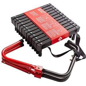 First Alert Two-Story Fire Escape Ladder, 14 Feet, Steel, Anti-Slip, Black First Alert Two-Story Fire Escape Ladder, 14 Feet, Steel, Anti-Slip, Black