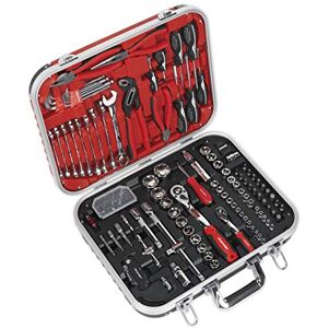 Sealey Mechanic's Tool Kit 144pc AK7980 Red Sealey Mechanic's Tool Kit 144pc AK7980 Red