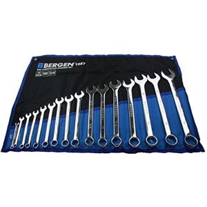 Bergen 16PC SAE Combination Spanner Set 1/4-1 1/4 B1987 Bergen 16PC SAE Combination Spanner Set 1/4-1 1/4 B1987