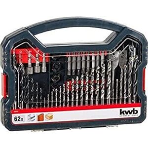 kwb Power-Box 62-Pieces. Drill and Bit Set Complete Tool Set for Drilling, Screwdriving, and Milling kwb Power-Box 62-Pieces. Drill and Bit Set Complete Tool Set for Drilling, Screwdriving, and Milling