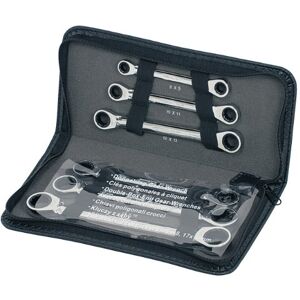 KS TOOLS 503.4557 GearPlus Double Ring Ratchet Spanner Set (6 Pieces) KS TOOLS 503.4557 GearPlus Double Ring Ratchet Spanner Set (6 Pieces)