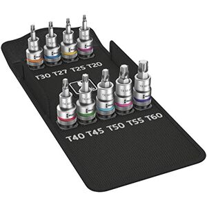Wera 8767 C TORX® HF 1 Zyklop holding function bit socket set, 1/2" drive, 9pc, 05004202001 Wera 8767 C TORX® HF 1 Zyklop holding function bit socket set, 1/2" drive, 9pc, 05004202001