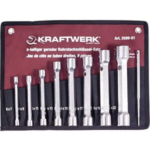 KRAFTWERK 2589 – 01 – Set 9 Keys Tube 2 Mouths 6 – 22 mm/Pas. KRAFTWERK 2589 – 01 – Set 9 Keys Tube 2 Mouths 6 – 22 mm/Pas.