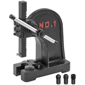 VEVOR Arbor Press, 1 Ton Manual Arbor Press, 5.9" Maximum Height, Cast Iron Heavy-duty Manual Desktop Arbor Press, Precision Hand Press for Stamping, Bending, Stretching, Forming VEVOR Arbor Press, 1 Ton Manual Arbor Press, 5.9" Maximum Height, Cast Iron Heavy-duty Manual Desktop Arbor Press, Precision Hand Press for Stamping, Bending, Stretching, Forming