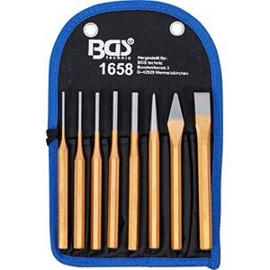 BGS 1658 Pin Punch Set 150 mm incl. Chisel + Centre Punch 8 pcs. BGS 1658 Pin Punch Set 150 mm incl. Chisel + Centre Punch 8 pcs.