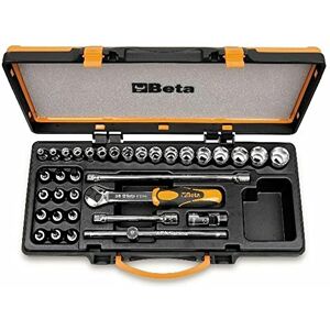 Beta 900/C29 29 Piece Sockets, Socket Drivers, Extension Bars, T-Handle and Reversible Ratchet Assortment in case Beta 900/C29 29 Piece Sockets, Socket Drivers, Extension Bars, T-Handle and Reversible Ratchet Assortment in case
