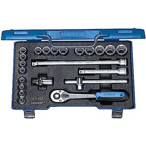 GEDORE 30 HMU-10 Socket Spanner Set 3/8 Inch 22-Piece Hexagonal 6-22 mm 1 Piece GEDORE 30 HMU-10 Socket Spanner Set 3/8 Inch 22-Piece Hexagonal 6-22 mm 1 Piece
