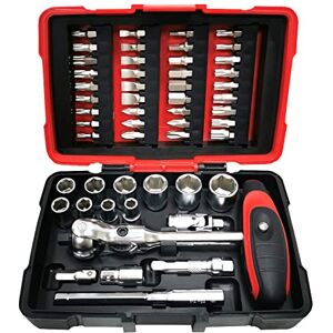 KS TOOLS 922.0651 922.0651 Ultimate Socket and Bit Set 1/4 Inch 52 Pieces with Modifix Ratchet KS TOOLS 922.0651 922.0651 Ultimate Socket and Bit Set 1/4 Inch 52 Pieces with Modifix Ratchet