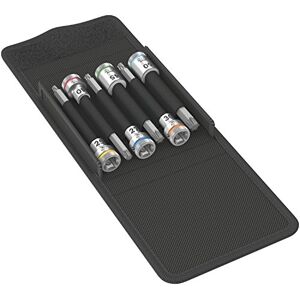Wera 8767 B TORX® HF 1 Zyklop holding function bit socket set, 3/8" drive, 6pc, 05003185001 , Black Wera 8767 B TORX® HF 1 Zyklop holding function bit socket set, 3/8" drive, 6pc, 05003185001 , Black