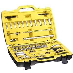 Stanley FMMT82826-1 Set De Sockets 1/4" + 1/2" Fm for DIYers & Professionals, Built for Repair and Installation tasks, 81-piece Set Stanley FMMT82826-1 Set De Sockets 1/4" + 1/2" Fm for DIYers & Professionals, Built for Repair and Installation tasks, 81-piece Set