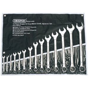 Draper 29547 14Pc hi-torq metric comb wrench set Draper 29547 14Pc hi-torq metric comb wrench set