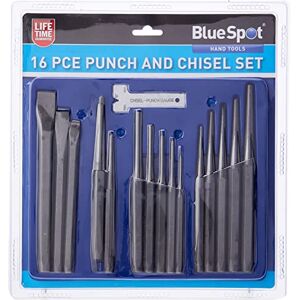 Blue Spot Tools Blue Spot 22447 Punch and Chisel Set, Silver, Set of 16 Piece Blue Spot Tools Blue Spot 22447 Punch and Chisel Set, Silver, Set of 16 Piece