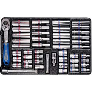 KING TONY 92548CR Socket for Tool Trolley, Set of 48 KING TONY 92548CR Socket for Tool Trolley, Set of 48