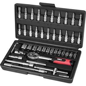 Hilka 02203301 46 PCE 1/4" Dr Socket & Bit Set Hilka 02203301 46 PCE 1/4" Dr Socket & Bit Set