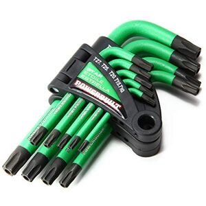 Powerbuilt 941071 L-Type Short Arm Tamper Proof Wrench Set (9 Piece) Star Key (T10 T50) Powerbuilt 941071 L-Type Short Arm Tamper Proof Wrench Set (9 Piece) Star Key (T10 T50)