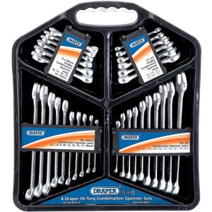 Draper 26697 Metric/AF Hi-Torq Combination Spanner Set, 32 Pieces , Blue Draper 26697 Metric/AF Hi-Torq Combination Spanner Set, 32 Pieces , Blue