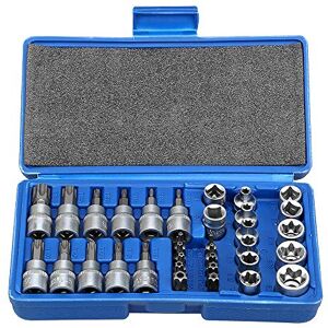 Uten 34pcs Torx Bit Socket Set 3/8" 1/4" T10-T60 Drive Star Sockets Set E4-E20 Socket Set Handheld Tool Uten 34pcs Torx Bit Socket Set 3/8" 1/4" T10-T60 Drive Star Sockets Set E4-E20 Socket Set Handheld Tool