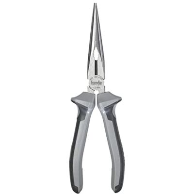 kwb Profi Flat Round Pliers/Flat Tongs 200 mm 382320, According to DIN ISO 5745, Straight Shape, Cutting Edges inductively Hardened kwb Profi Flat Round Pliers/Flat Tongs 200 mm 382320, According to DIN ISO 5745, Straight Shape, Cutting Edges inductively Hardened