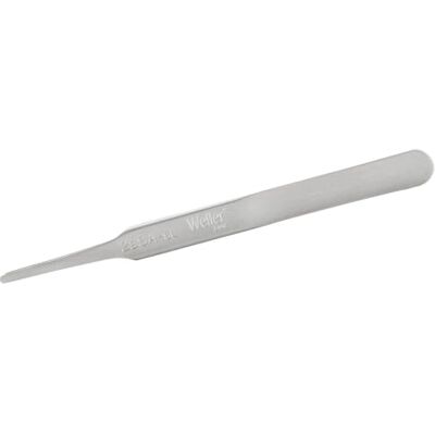 Apex Tool Group Weller Erem 2ASASL Precision Tweezers with Flat Rounded Tips for Gripping Components, 123 mm Apex Tool Group Weller Erem 2ASASL Precision Tweezers with Flat Rounded Tips for Gripping Components, 123 mm