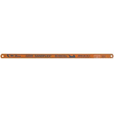 Bahco Connect 32402 Sandflex Hacksaw Blade 32tpi Box 100,Orange/Black 3906 Sandflex 300mm bi-metal hacksaw blades, 32 TPI, pack of 100 in box, shatterproof for reliable metal cutting. Bahco Connect 32402 Sandflex Hacksaw Blade 32tpi Box 100,Orange/Black 3906 Sandflex 300mm bi-metal hacksaw blades, 32 TPI, pack of 100 in box, shatterproof for reliable metal cutting.