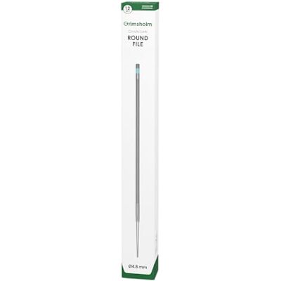 Grimsholm Green Premium Cut Round File 4.8 mm Pack of 12 Grimsholm Green Premium Cut Round File 4.8 mm Pack of 12