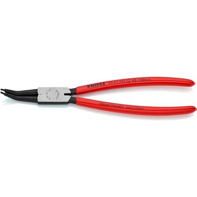 KNIPEX Circlip Pliers for Internal Circlips in Bore Holes 45° Angled with Plastic Coating 225 mm, 44 31 J32 KNIPEX Circlip Pliers for Internal Circlips in Bore Holes 45° Angled with Plastic Coating 225 mm, 44 31 J32