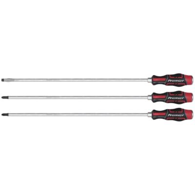 Sealey Screwdriver Set 3pc Hammer-Thru 450mm - Screwdriver Set Sealey Screwdriver Set 3pc Hammer-Thru 450mm - Screwdriver Set