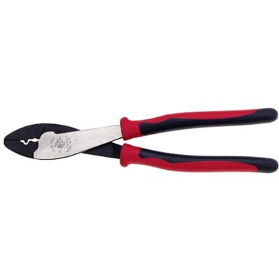 KLEIN TOOLS Crimping and Cutting Tool, Tapered Nose for 10 to 22 AWG Solderless Terminals and Connectors J1005 KLEIN TOOLS Crimping and Cutting Tool, Tapered Nose for 10 to 22 AWG Solderless Terminals and Connectors J1005