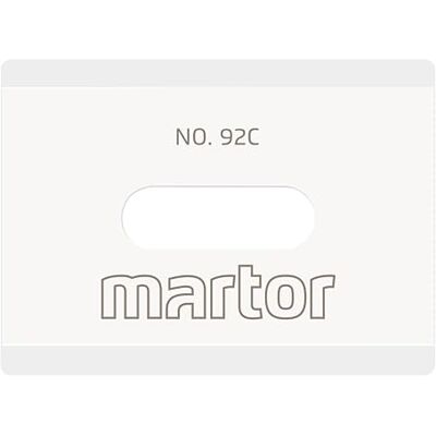 MARTOR 2 x Ceramic Blade, Replacement Blades Cutters, Safety Knife, 18.5 mm, Sharp, 4-fold usable, No. 92C MARTOR 2 x Ceramic Blade, Replacement Blades Cutters, Safety Knife, 18.5 mm, Sharp, 4-fold usable, No. 92C