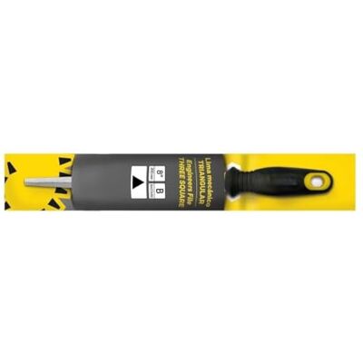 Zarivy Triangular File for Mechanics, bi-Material Handle, with Hanger, Ideal for roughing and Finishing Metal Parts. Zarivy Triangular File for Mechanics, bi-Material Handle, with Hanger, Ideal for roughing and Finishing Metal Parts.