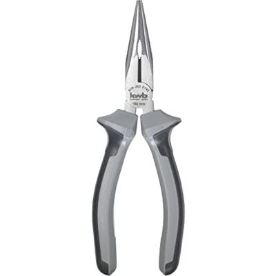 kwb Profi Flat Round Pliers/Flat Pliers 160 mm 382120, According to DIN ISO 5745, Straight Shape, Cutting Edges inductively Hardened kwb Profi Flat Round Pliers/Flat Pliers 160 mm 382120, According to DIN ISO 5745, Straight Shape, Cutting Edges inductively Hardened