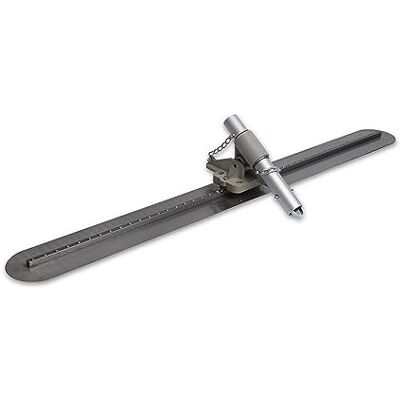 Marshalltown ' RED700202 Fresno Trowel 48 (1219 mm) Round with Eliminator (Silver) Marshalltown ' RED700202 Fresno Trowel 48 (1219 mm) Round with Eliminator (Silver)