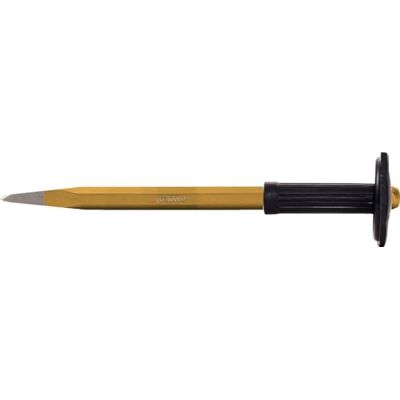 KS TOOLS 162.0244 Pointed chisel with hand grip, 8 point, 18x350mm KS TOOLS 162.0244 Pointed chisel with hand grip, 8 point, 18x350mm