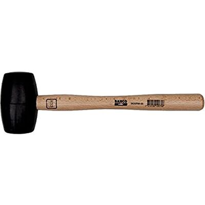 Bahco 3625RM-55 Rubber Mallet with Wooden Handle, Multi-Colour, 250 g 320 mm Bahco 3625RM-55 Rubber Mallet with Wooden Handle, Multi-Colour, 250 g 320 mm