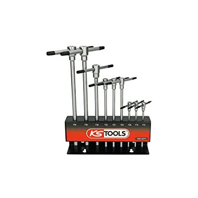 KS TOOLS 158.5211 TORX T-Handle Key Holder, 9pcs KS TOOLS 158.5211 TORX T-Handle Key Holder, 9pcs