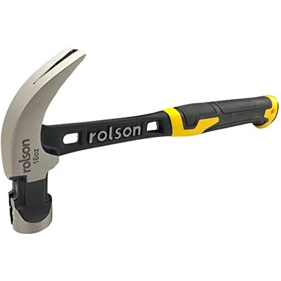 Rolson 10431 Solid Forged Claw Hammer 16 oz (450g) Rolson 10431 Solid Forged Claw Hammer 16 oz (450g)