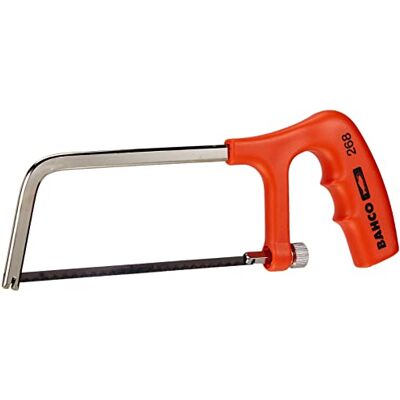 Bahco 268 Mini Hacksaw, 150mm Blade , Red Bahco 268 Mini Hacksaw, 150mm Blade , Red