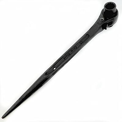 MiJunHD Scaffold Ratchet Podger Spanner Wrench Tool Steel Erecting Double Socket MiJunHD Scaffold Ratchet Podger Spanner Wrench Tool Steel Erecting Double Socket
