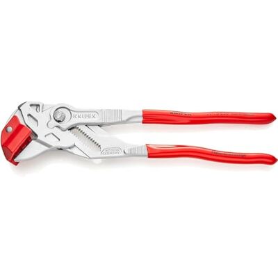 KNIPEX Tile Breaking Pliers Self-Service Card Chrome-Plated with Plastic Coating 250 mm, 91 13 250 SB KNIPEX Tile Breaking Pliers Self-Service Card Chrome-Plated with Plastic Coating 250 mm, 91 13 250 SB