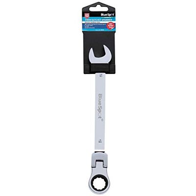 BlueSpot Tools - 5115 - 180° Flexible Head - 19mm - Spanner BlueSpot Tools - 5115 - 180° Flexible Head - 19mm - Spanner