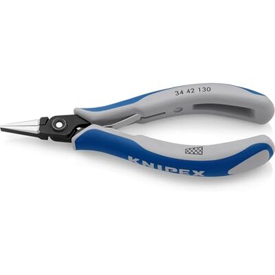 KNIPEX Precision Electronics Gripping Pliers with Multi-Component Handles 130 mm, 34 42 130 KNIPEX Precision Electronics Gripping Pliers with Multi-Component Handles 130 mm, 34 42 130