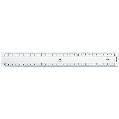 GRAPHOPLEX Transparent Ruler - 30cm - Technical Drawing GRAPHOPLEX Transparent Ruler - 30cm - Technical Drawing
