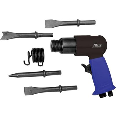 FIAC Pneumatic Chisel Hammer 5060, Chisel with Chisel 125 mm, Retaining Spring, Mini Lubricator, Beats Per Minute 4500, Pressure Max 6.3 Bar FIAC Pneumatic Chisel Hammer 5060, Chisel with Chisel 125 mm, Retaining Spring, Mini Lubricator, Beats Per Minute 4500, Pressure Max 6.3 Bar