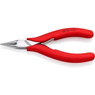KNIPEX Electronics Pliers with Box Joint with Non-Slip Plastic Grips 115 mm, 35 31 115 KNIPEX Electronics Pliers with Box Joint with Non-Slip Plastic Grips 115 mm, 35 31 115